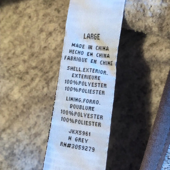 Thread + Supply Gray Quarter Zip Sweatshirt - Picture 4 of 5